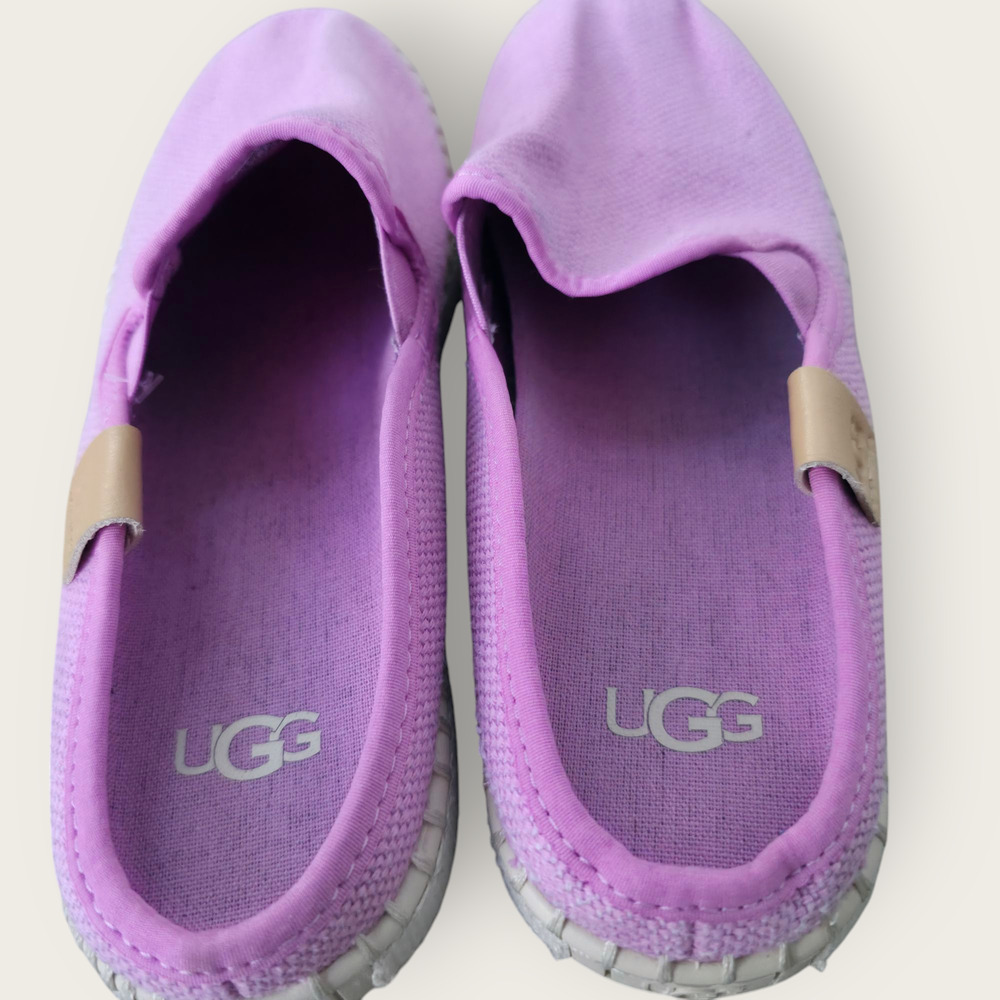 Ugg Delu Slippers Espadrille Slip On Pink/Purple Shoes Women Sz 7 1125093 - Picture 3 of 10